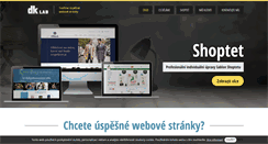 Desktop Screenshot of dklab.cz